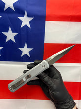 Load image into Gallery viewer, Pro-Tech Godfather Grey Handle Satin Blade (921- Satin Grey)