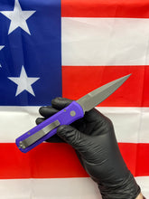 Load image into Gallery viewer, Pro-Tech Godson Purple Handle Bead Blasted Blade (720-PURPLE)