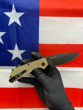 Load image into Gallery viewer, Pro-Tech Strider PT+ textured Bronze handle with DLC magnacut blade (PT236)