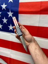 Load image into Gallery viewer, Microtech Ultratech D/E Flag Apocalyptic Full Serrated 122-12APFLAGS
