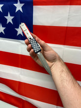 Load image into Gallery viewer, Microtech Ultratech D/E Flag Apocalyptic Full Serrated 122-12APFLAGS