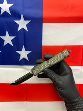 Load image into Gallery viewer, Microtech Ultratech T/E Hex Pattern Weather OD Green Distressed Black 123-1HXWODS