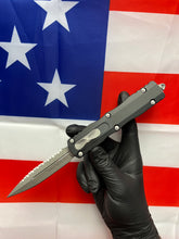 Load image into Gallery viewer, Microtech Dirac Delta D/E Full Serrated Apocalyptic 227-12AP