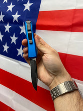 Load image into Gallery viewer, Microtech UTX-85 S/E Blue Partial Serrated 231-2 BL
