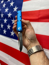 Load image into Gallery viewer, Microtech UTX-85 S/E Blue Partial Serrated 231-2 BL