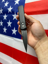 Load image into Gallery viewer, Pro-Tech Godson Black Handle Black Blade (721)