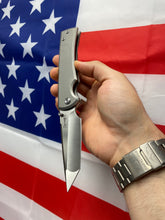 Load image into Gallery viewer, Chaves Liberation 229 Tanto Frame Lock Knife SW Titanium (3.75" Satin)