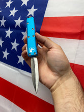 Load image into Gallery viewer, Microtech UTX-85 D/E Turquoise Satin 232-4TQ