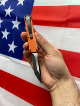 Load image into Gallery viewer, Heretic Manticore S two-tone Tanto Orange Handle
