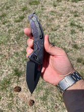 Load image into Gallery viewer, Heretic Medusa Auto Purple Camocarbon Tanto DLC