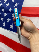 Load image into Gallery viewer, Microtech UTX-85 D/E Turquoise Satin 232-4TQ