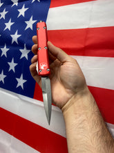Load image into Gallery viewer, Microtech Ultratech Bayonet Red Stonewash 120-10TD