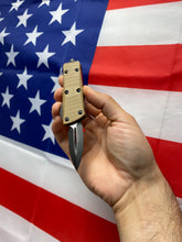 Load image into Gallery viewer, Microtech Troodon Mini D/E Tan G-10 238-1 GTTAS