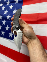Load image into Gallery viewer, Microtech Stitch-A S/E Stonewash Partial serrated 169-11