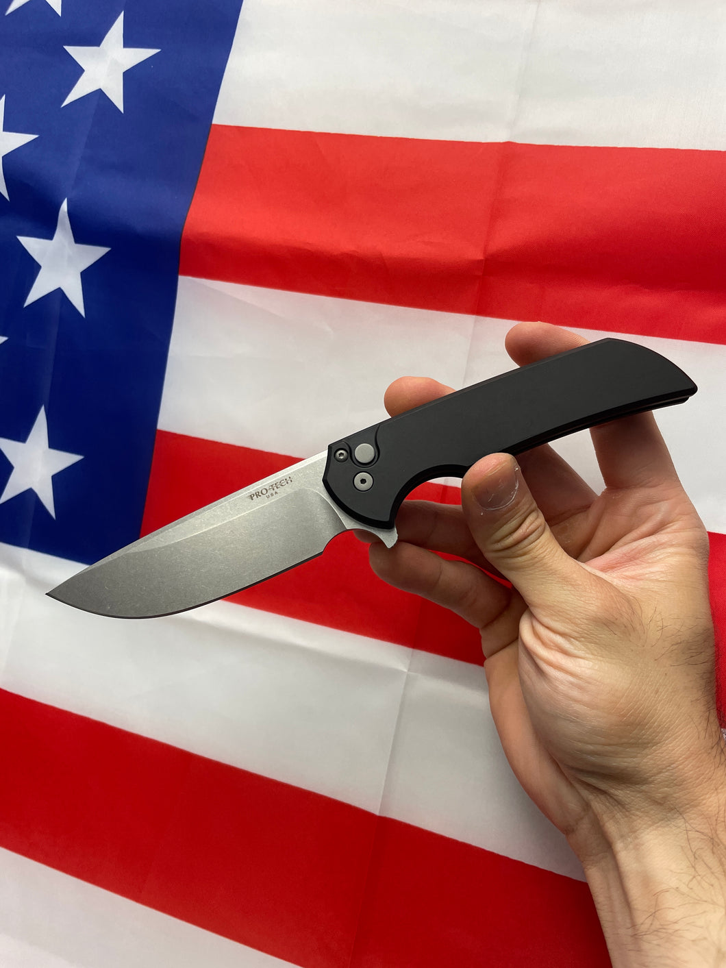 Pro-Tech Mordax Black Stonewash (MX101)