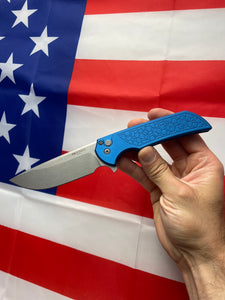 Pro-Tech Mordax Blue Gridlock Stonewash (MX105-Blue GRIDLOCK)