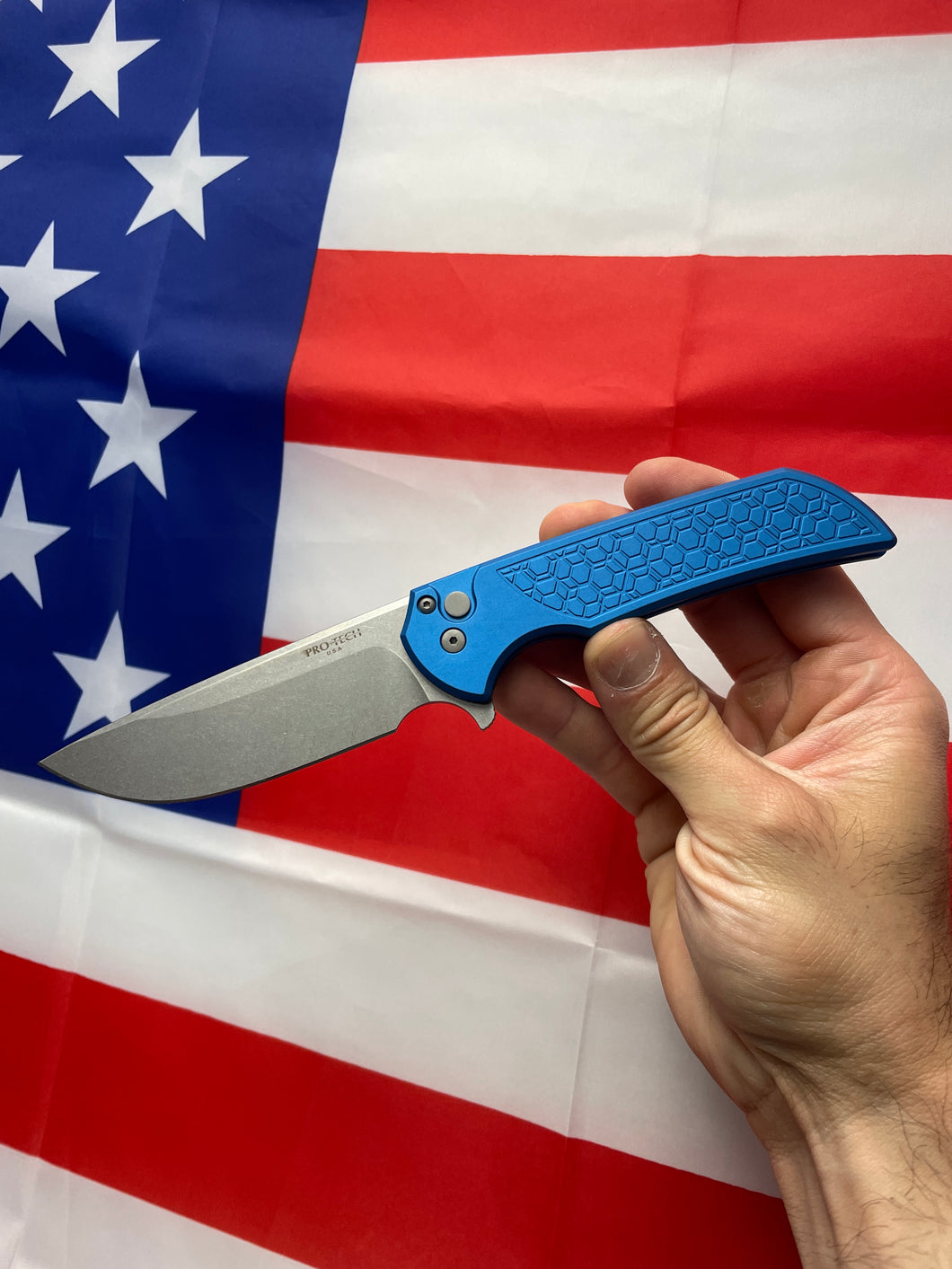 Pro-Tech Mordax Blue Gridlock Stonewash (MX105-Blue GRIDLOCK)