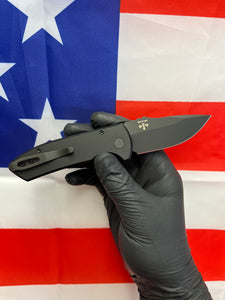 Pro-Tech SBR Black Handle Black Blade (LG403)