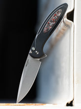 Load image into Gallery viewer, Pro-Tech Cambria Flipper TechnoCarbo Red Inlay Stonewash (CF2101-LTD TC Red)
