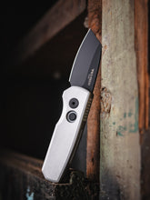 Load image into Gallery viewer, Pro-Tech Runt 5 Satin Silver Handle DLC Blade (R5203-Silver)
