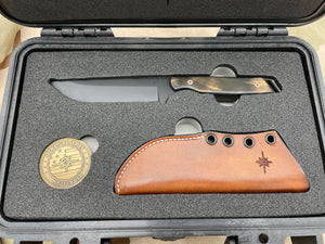 Toor Knives Signature Series Field 2.0 w/Buffalo Horn (Featuring Natural Amber Streaks)