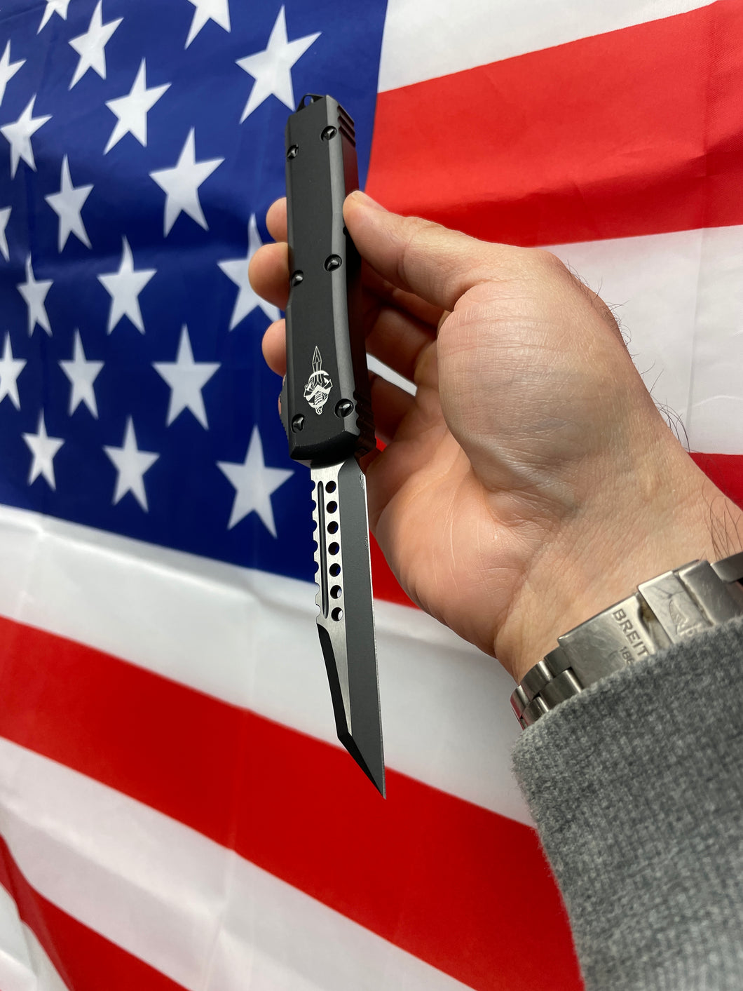 Microtech Ultratech Warhound Tactical Signature Series 119W-1 TS