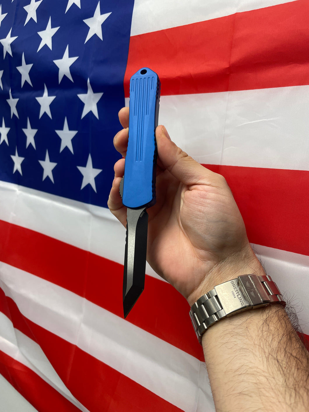 Heretic Manticore E Tanto Edge Two-Tone Blue